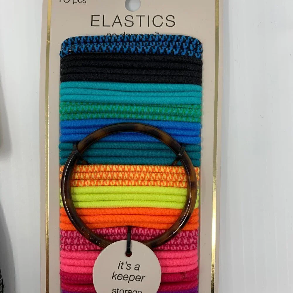 Weightlifting Workout Gloves + 40 Colorful Hairbands NWT Athleisure Gift Set